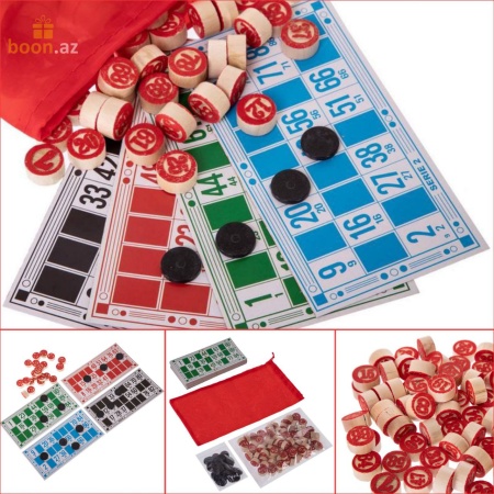 Деревянный набор 2 в 1 Шахматы и Лото